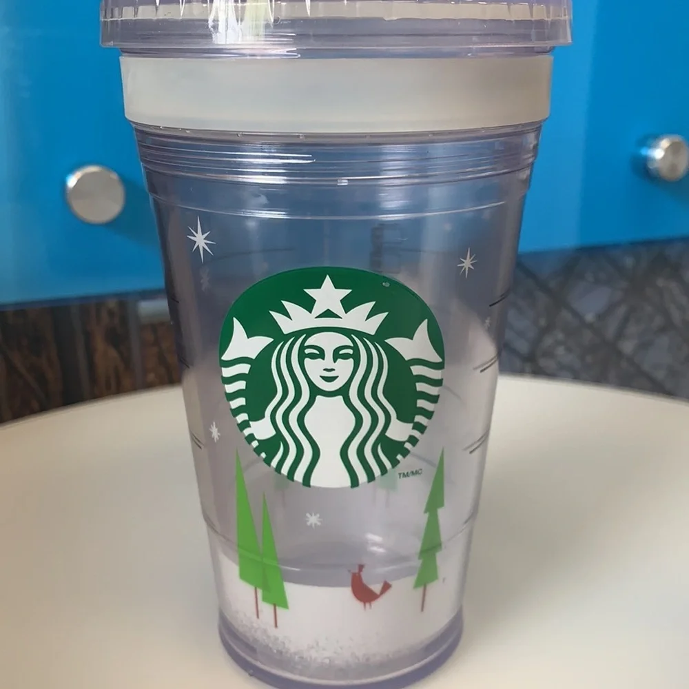 Starbucks 2011 pair/ hot & cold tumblers 16 oz ea